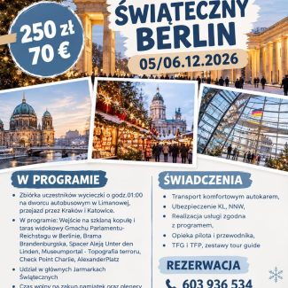 ✨ ŚWIĄTECZNY BERLIN - CZAS NA MAGIĘ !✨